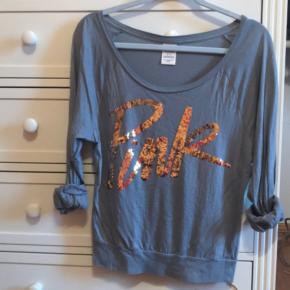 PINK victoria’s secret long sleeve tee